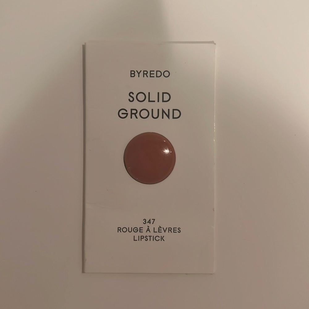 BYREDO LIPSTICK SOLID GROUND SAMPLE